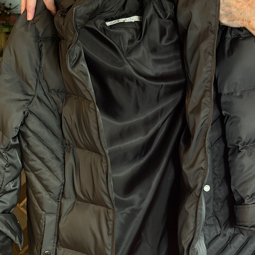 Kenneth Cole Black Puffer Jacket